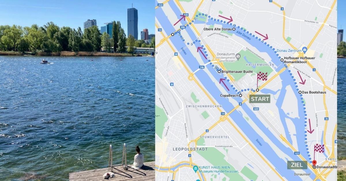 U1 Alte Donau Old Danube City Apartment 2 ウィーン エクステリア 写真